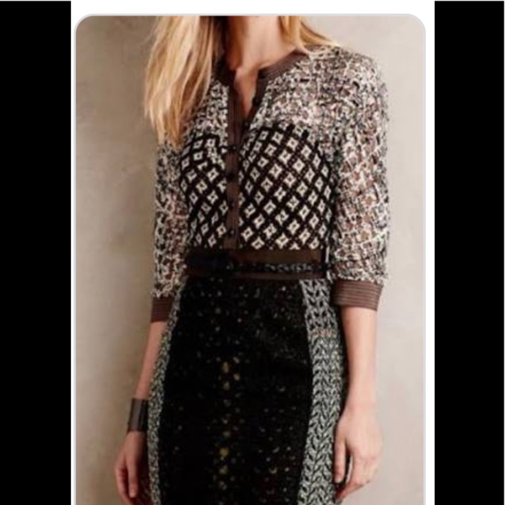 Beautiful & fun Byron Lars Lasercut Melodist dress size 12. Worn once!